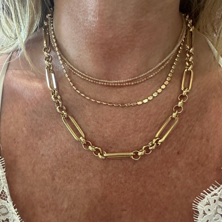 Kayla Alternating Link Necklace