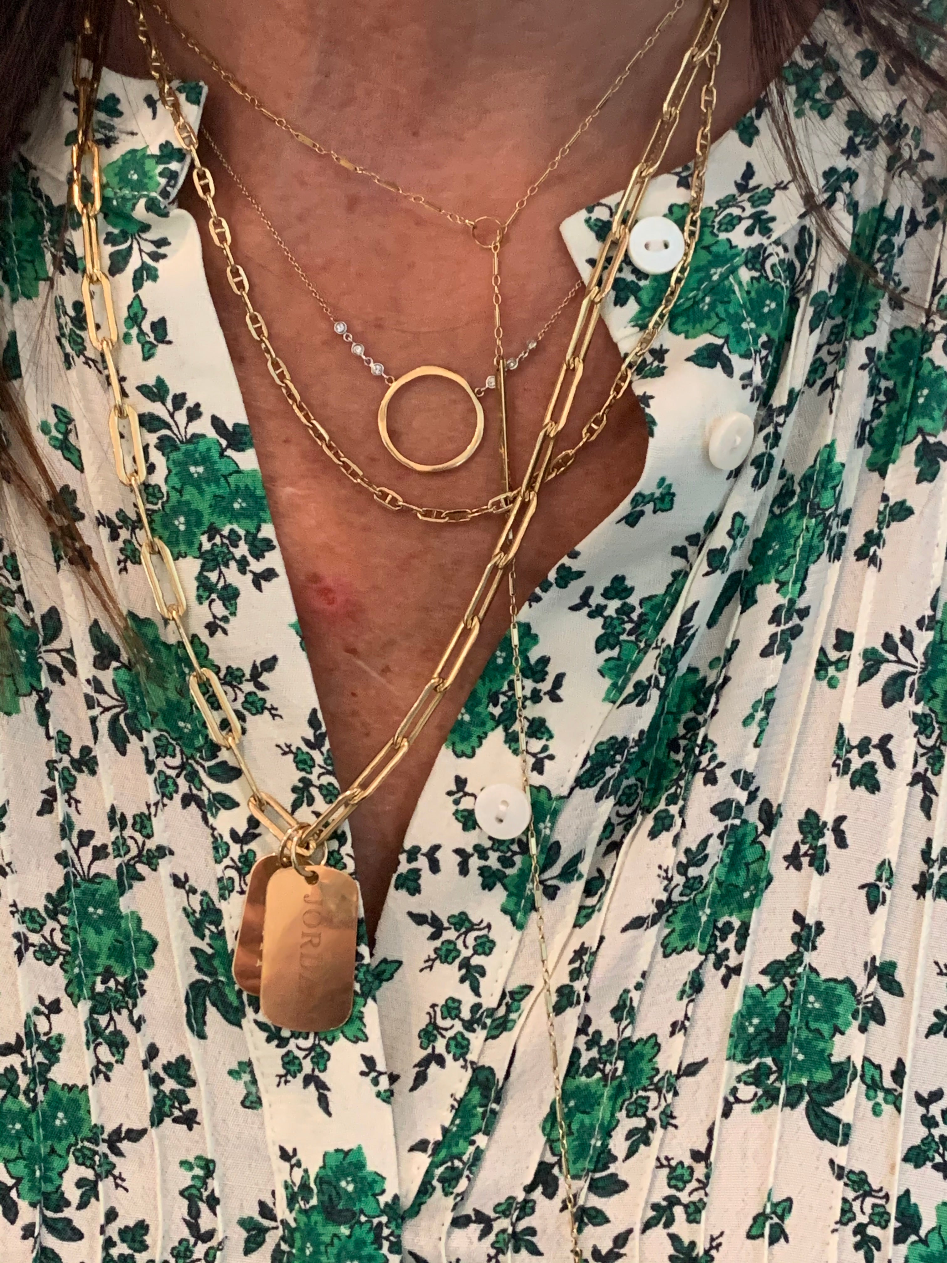 Large Paperclip Necklace