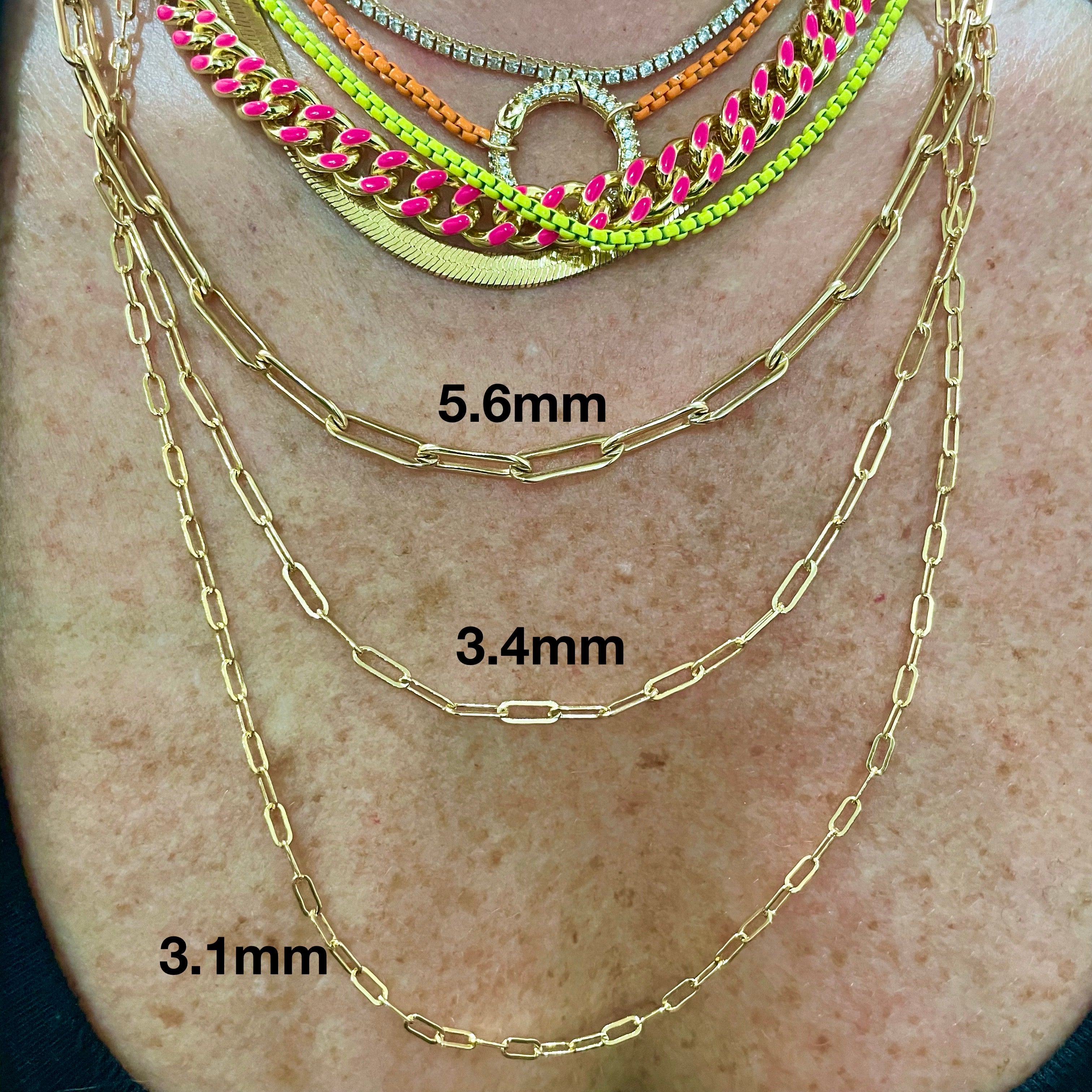 Mini Paperclip Necklace