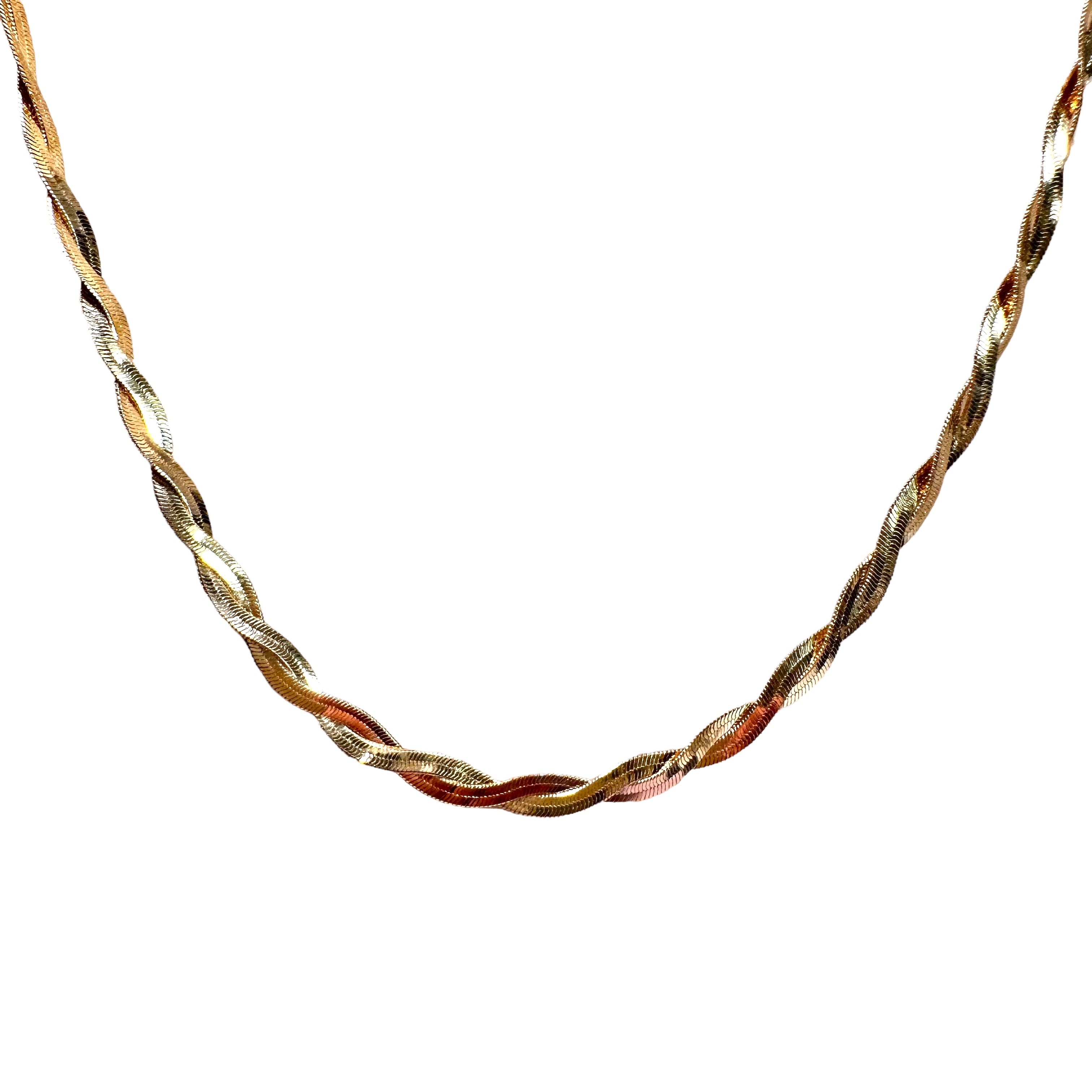 Braided Herringbone Necklace
