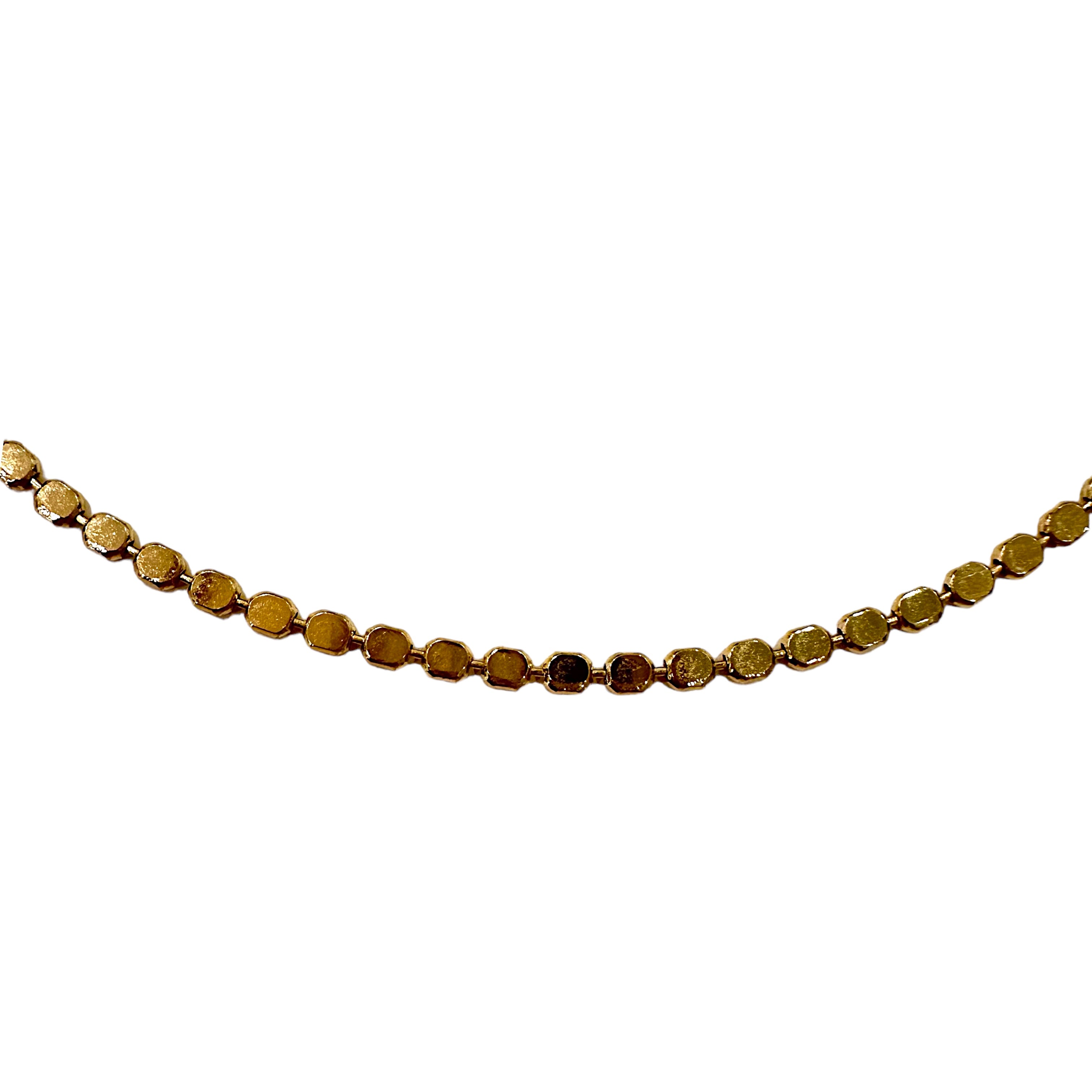 Flat Disc Necklace