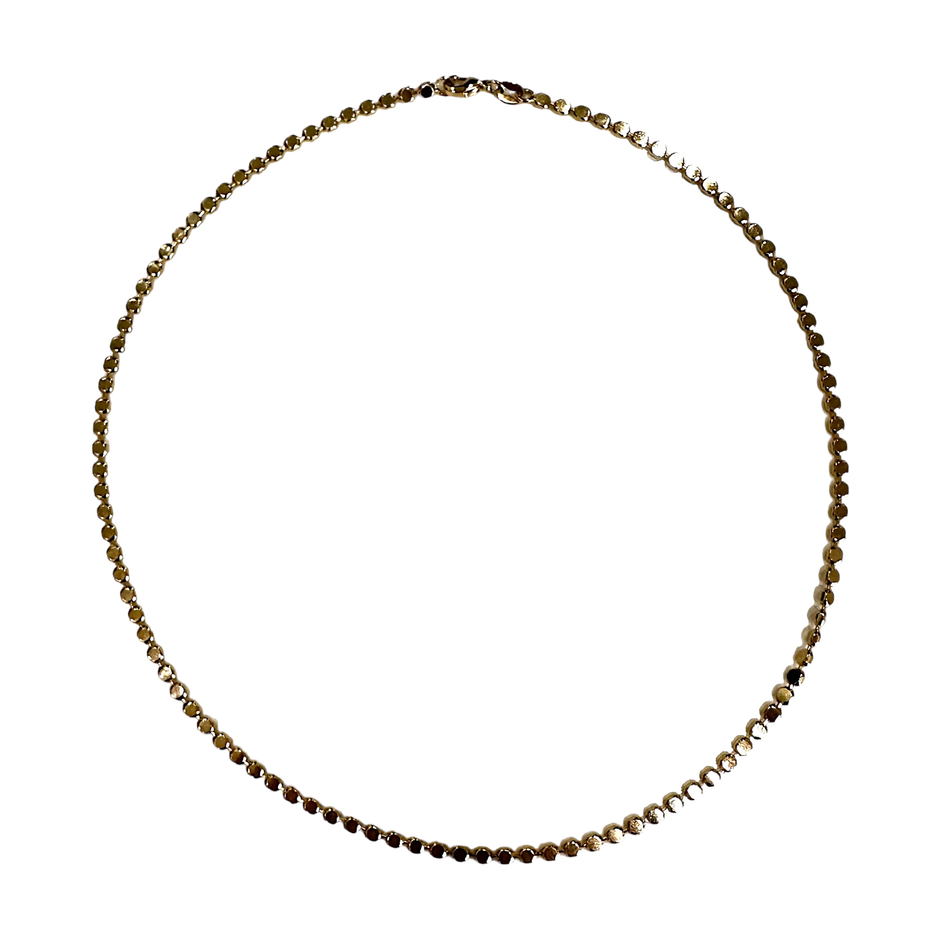 Flat Disc Necklace