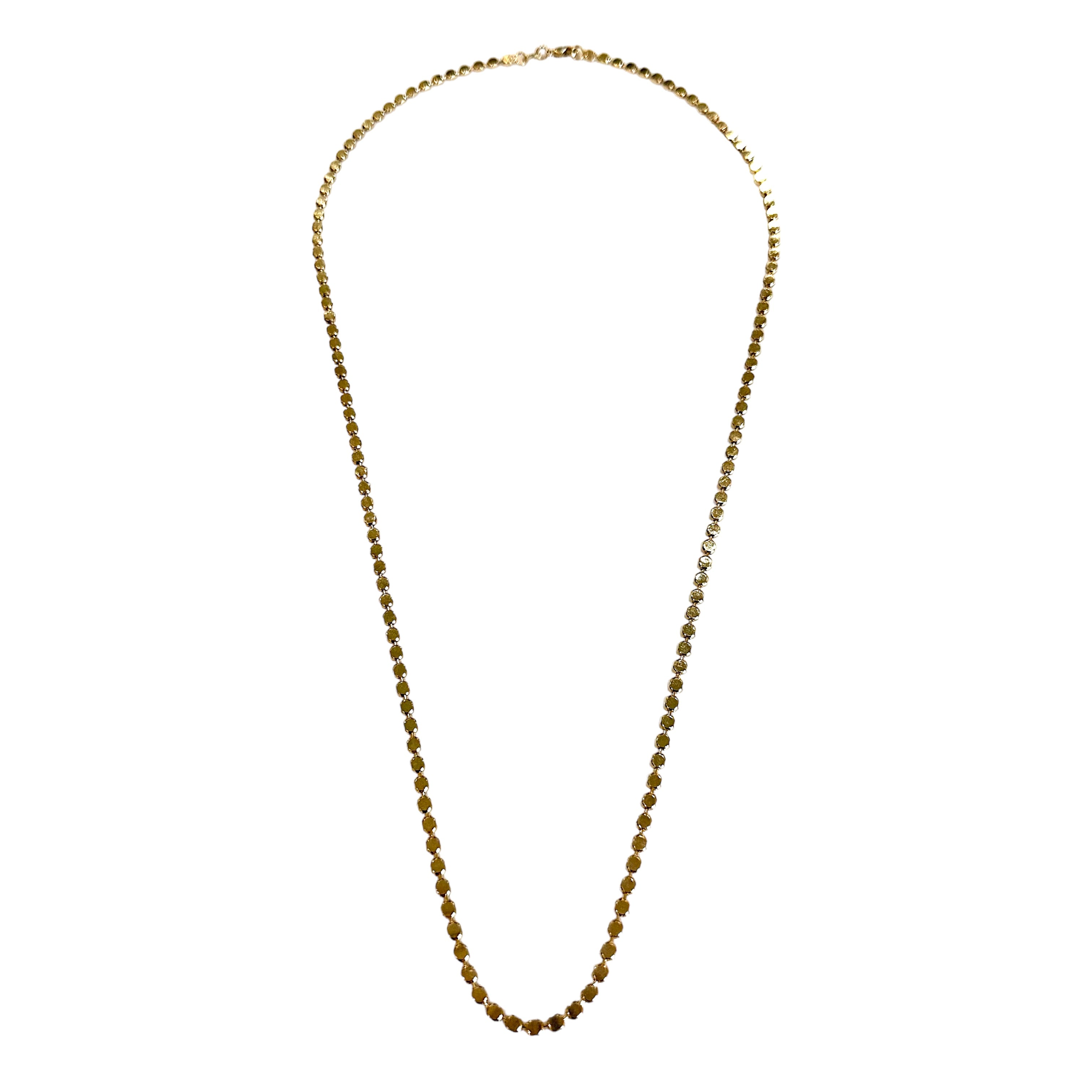 Flat Disc Necklace