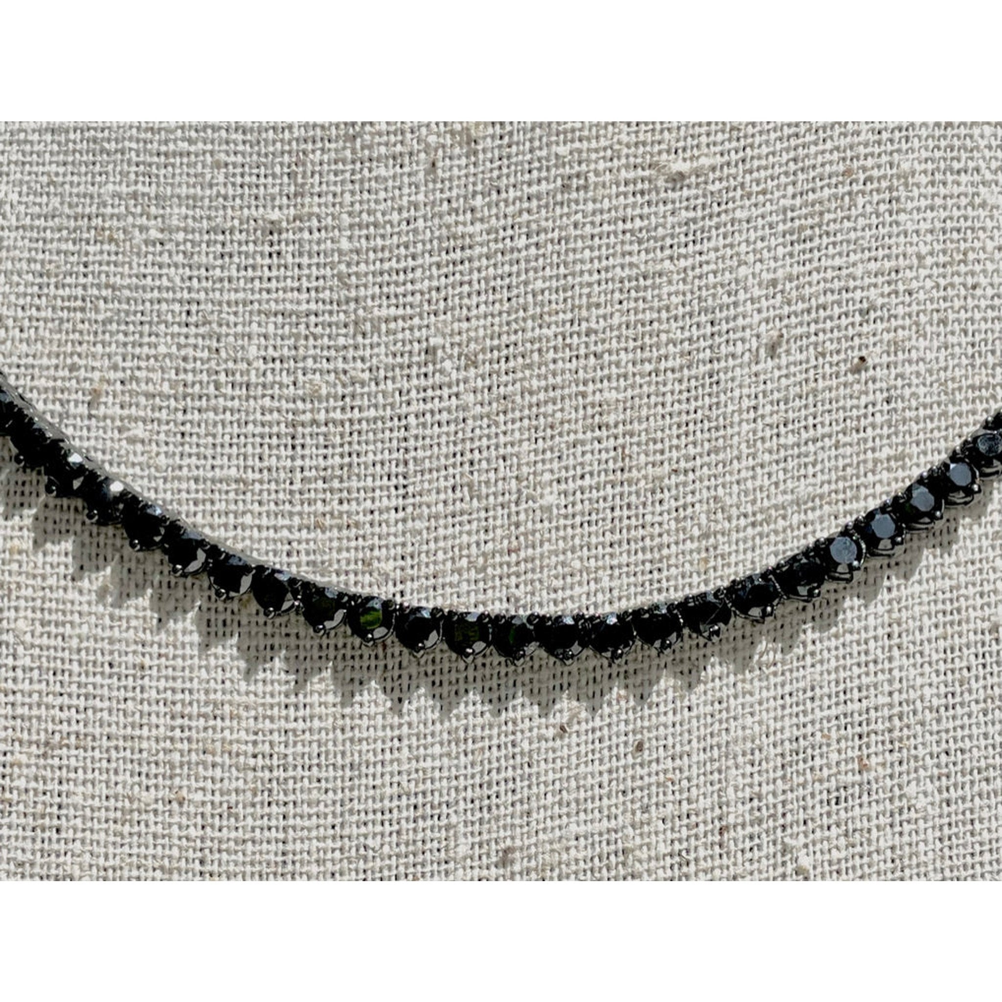 Black Tennis Necklace