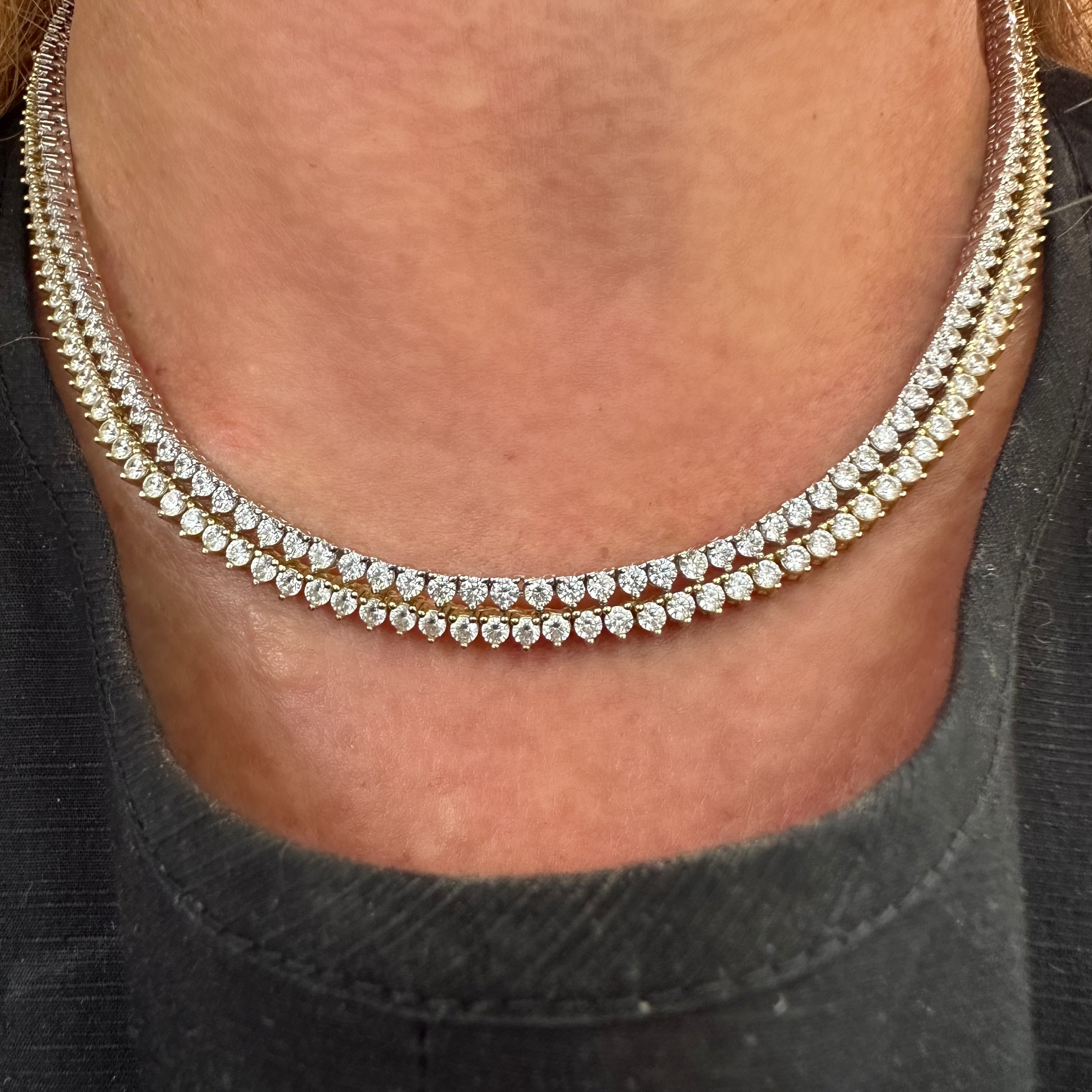 Prong Tennis Necklace - Main Image