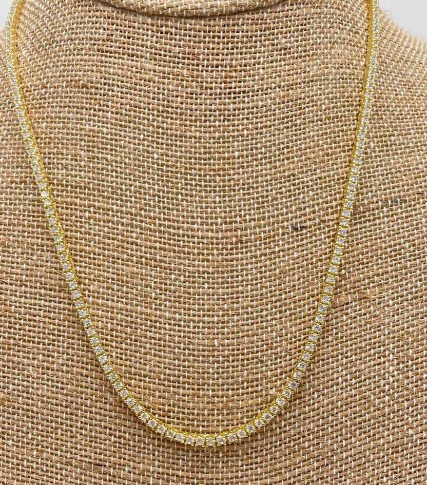 2mm Classic Tennis Necklace