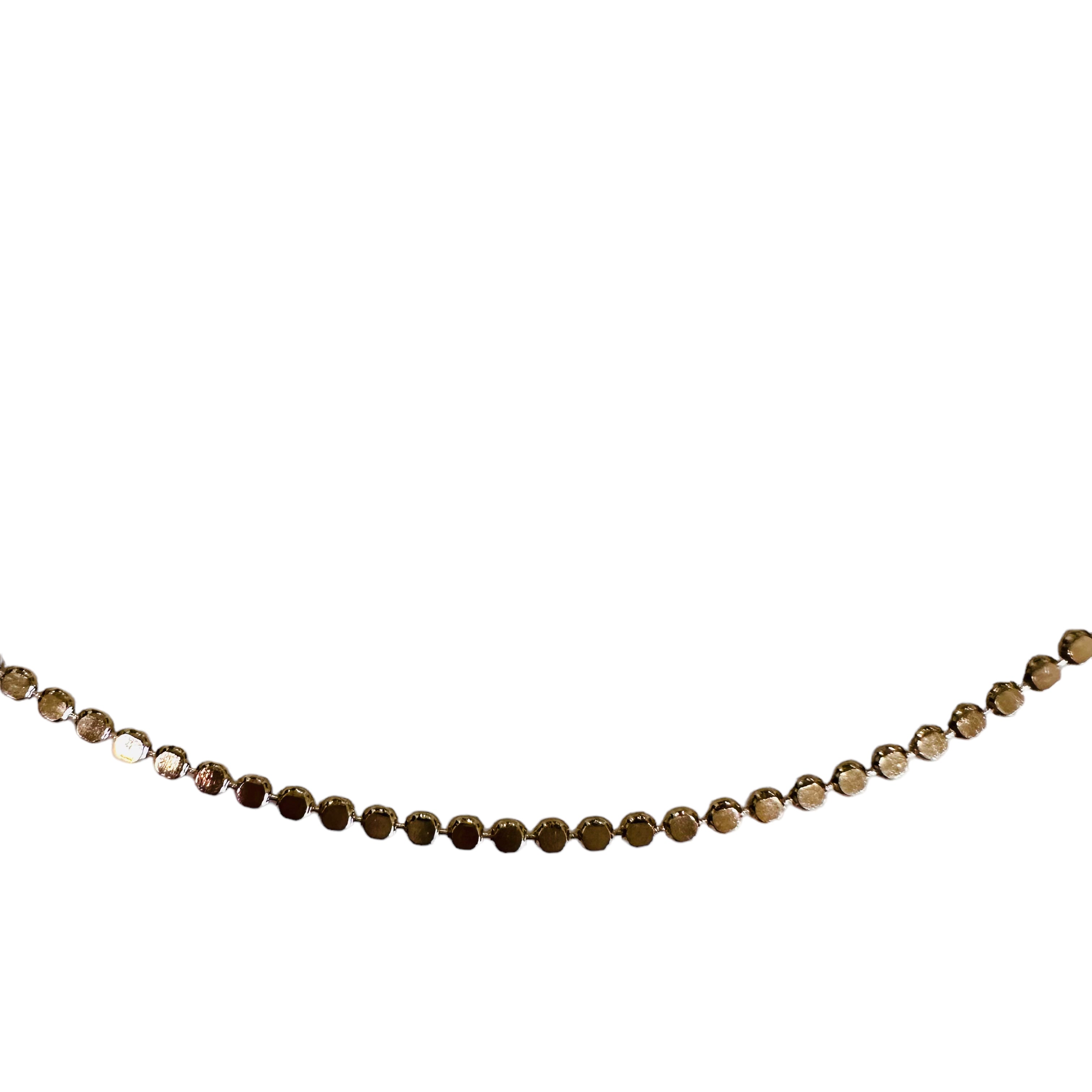 Flat Ball Necklace