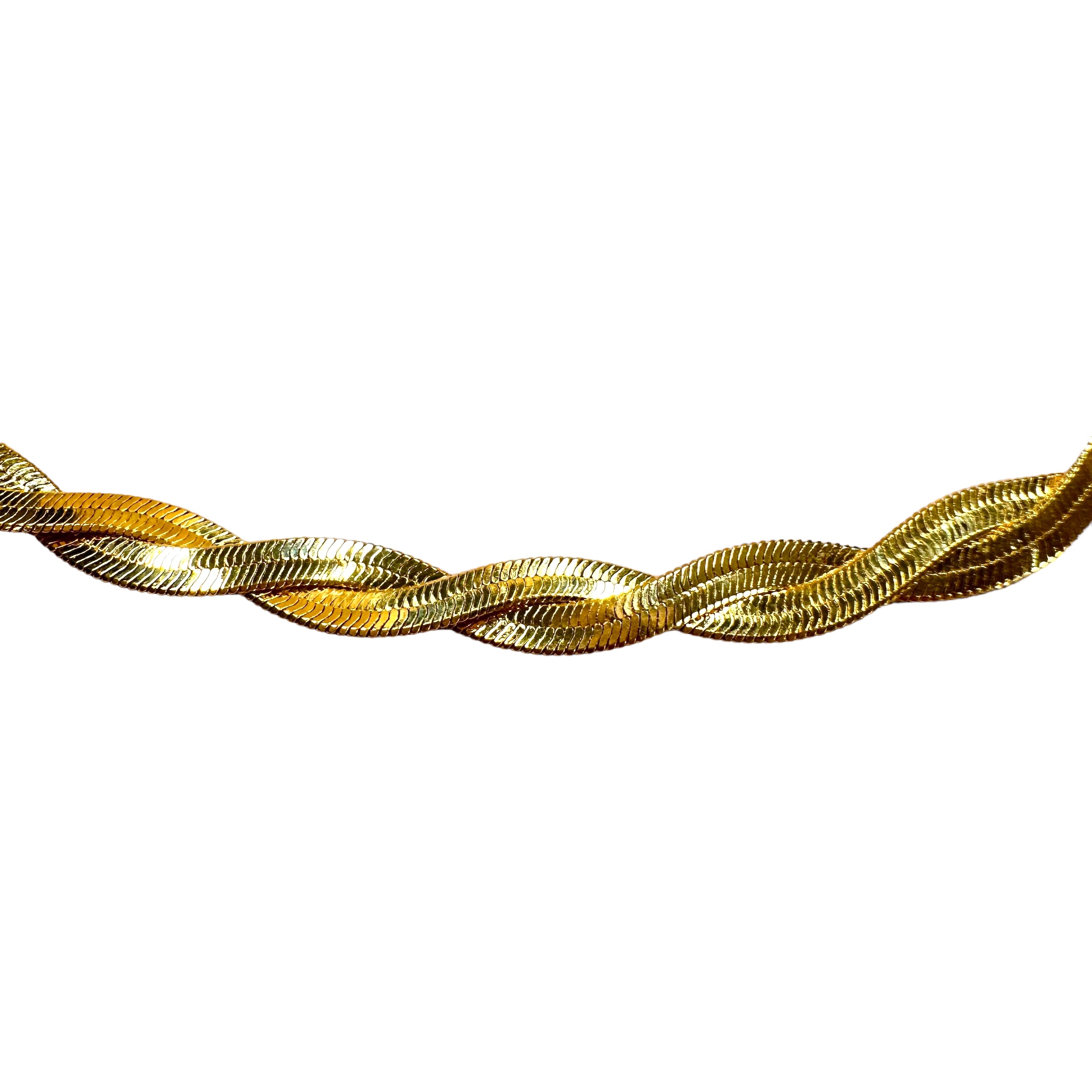 Braided Herringbone Necklace