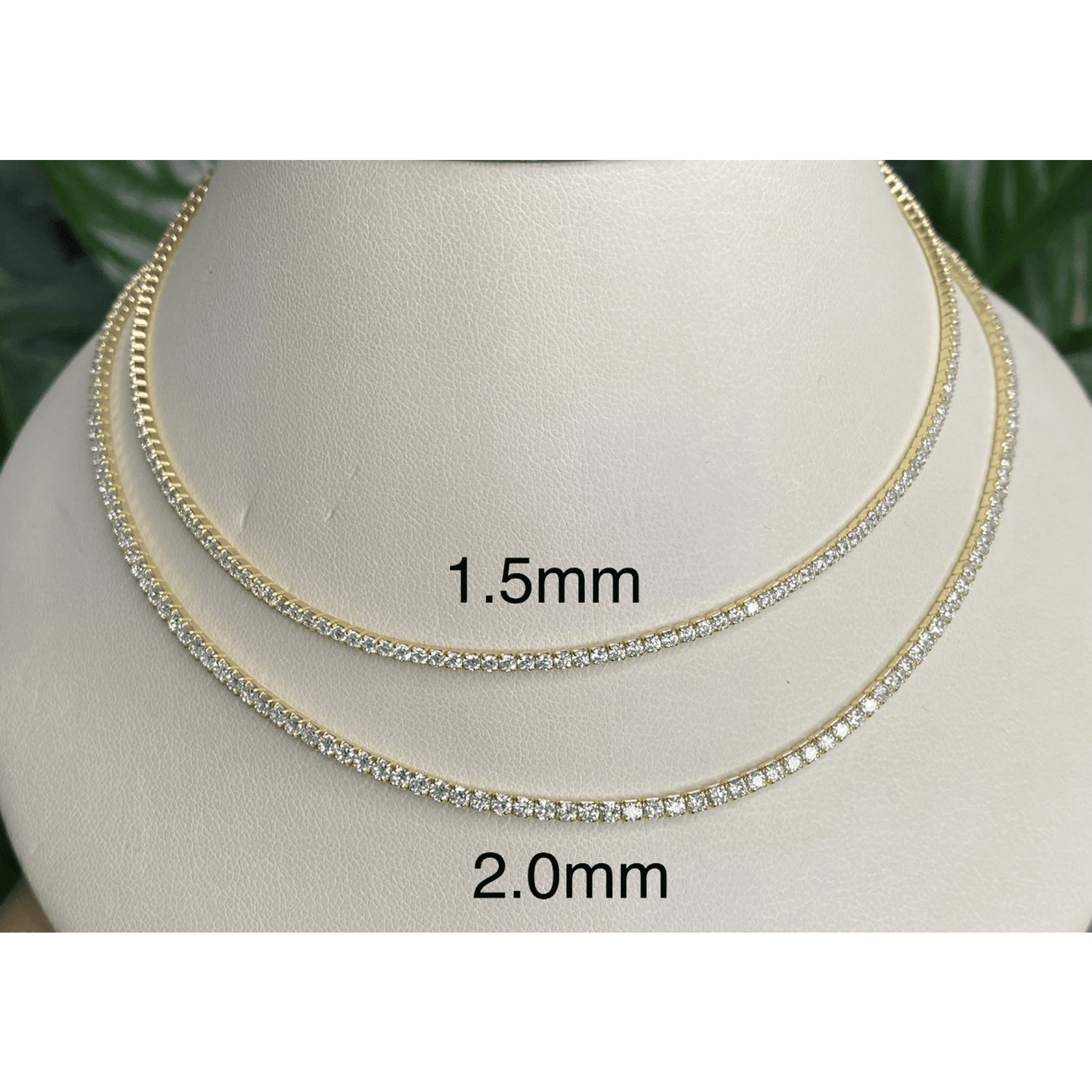 1.5mm Mini Classic Tennis Necklace