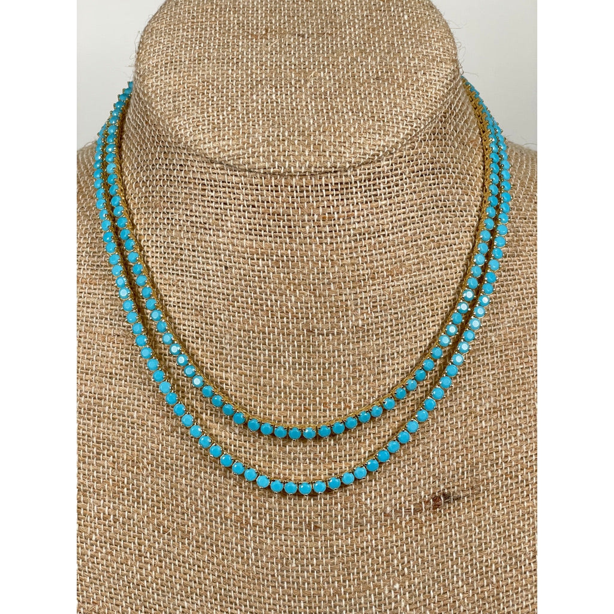 Turquoise Tennis Necklace