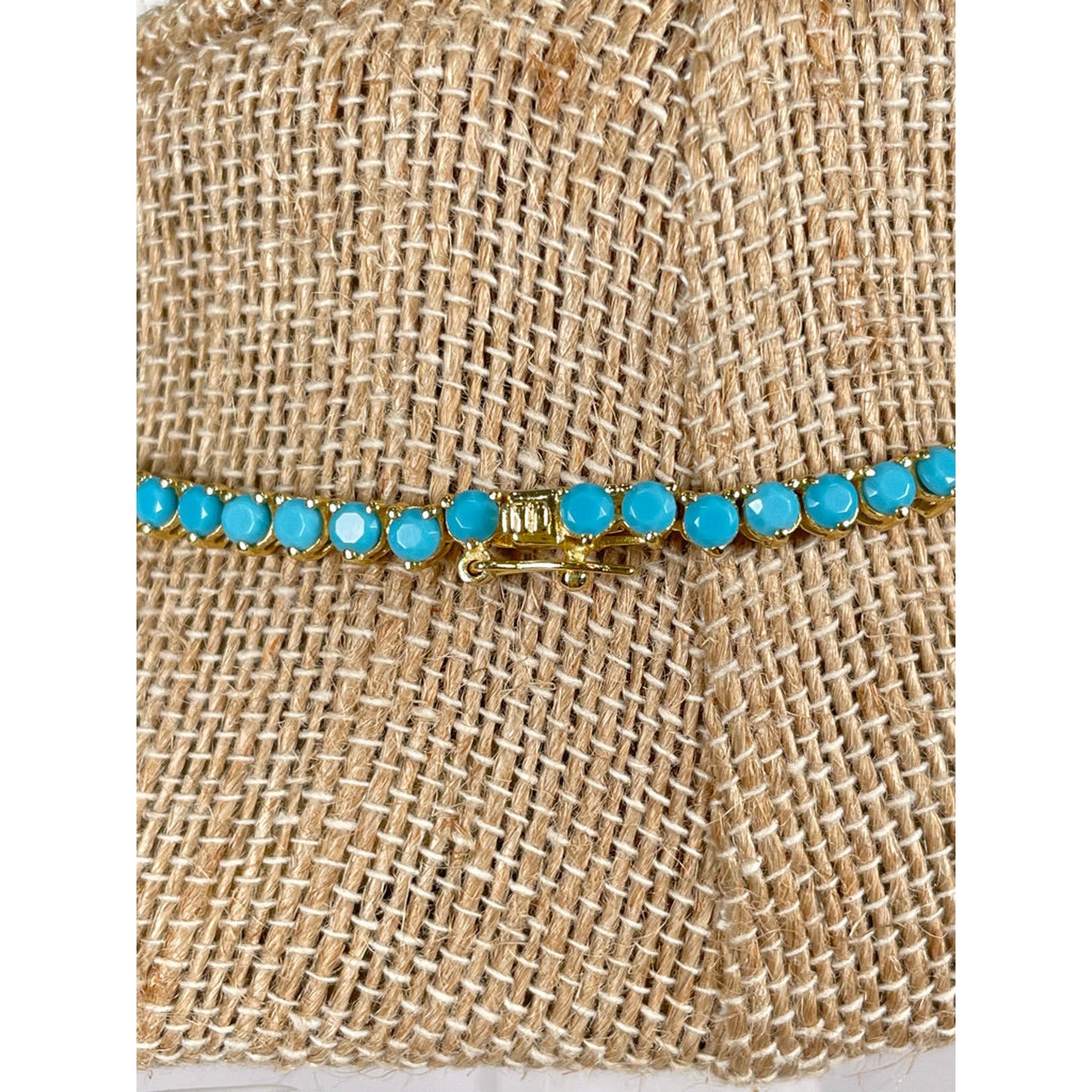 Turquoise Tennis Necklace